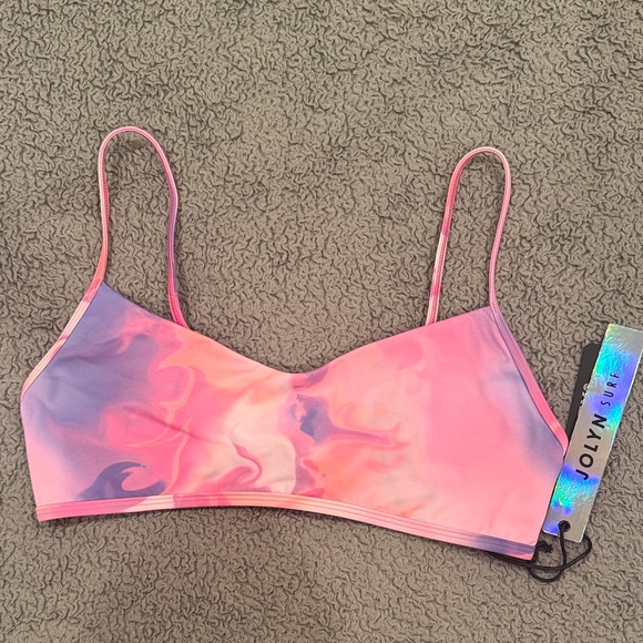 Jolyn Clothing Other - Jolyn Hikari Bikini Top - Pink and Purple